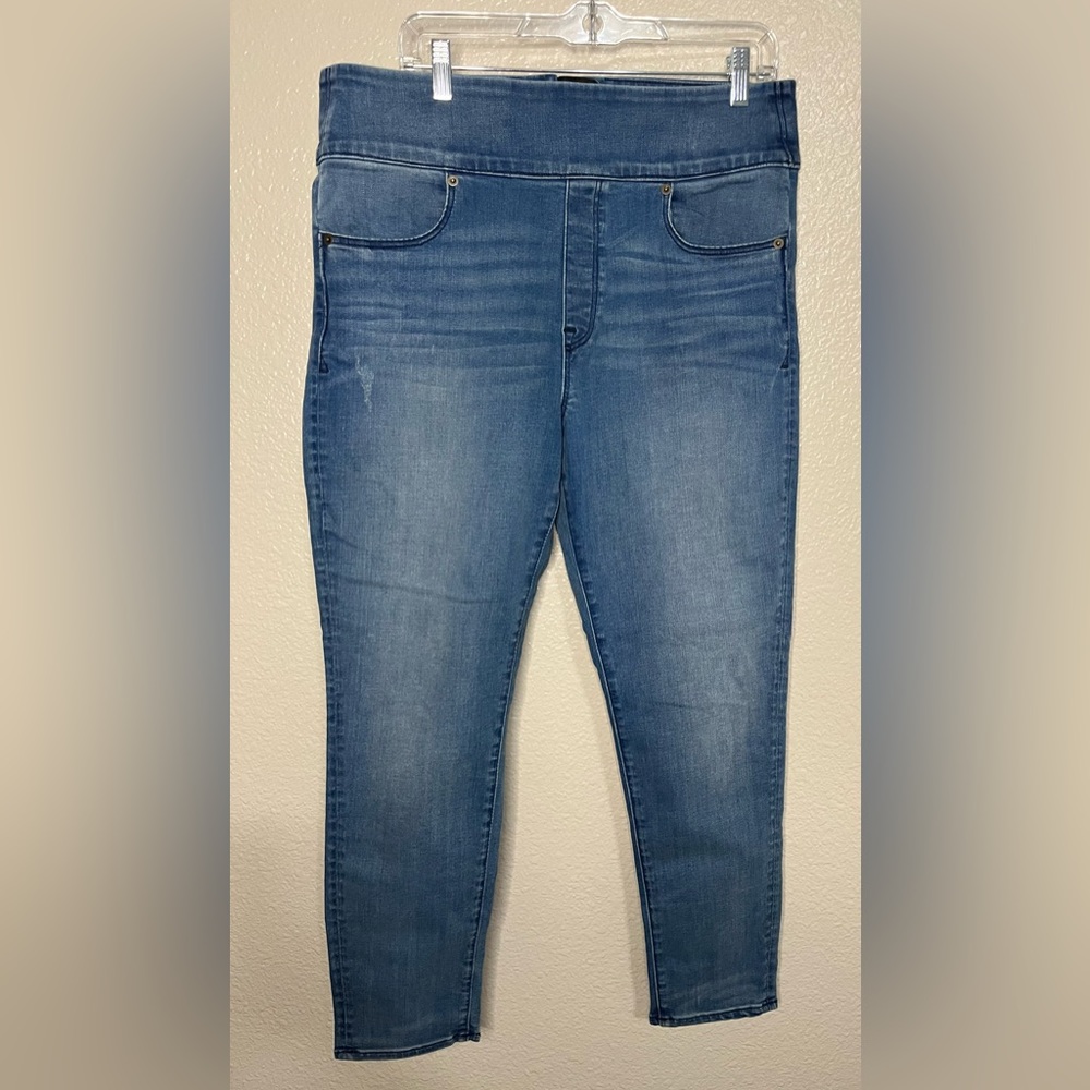 Spanx back zipper skinny Jean